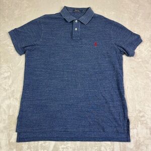 Polo Ralph Lauren Men’s Polo Shirt Blue Heather Size Large Preppy